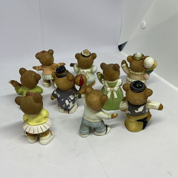 HOMCO Bears Ceramic Fireman Poodle Skirt Clown Teacher Doctor Chef ETC Lot of 15 - Picture 14 of 15